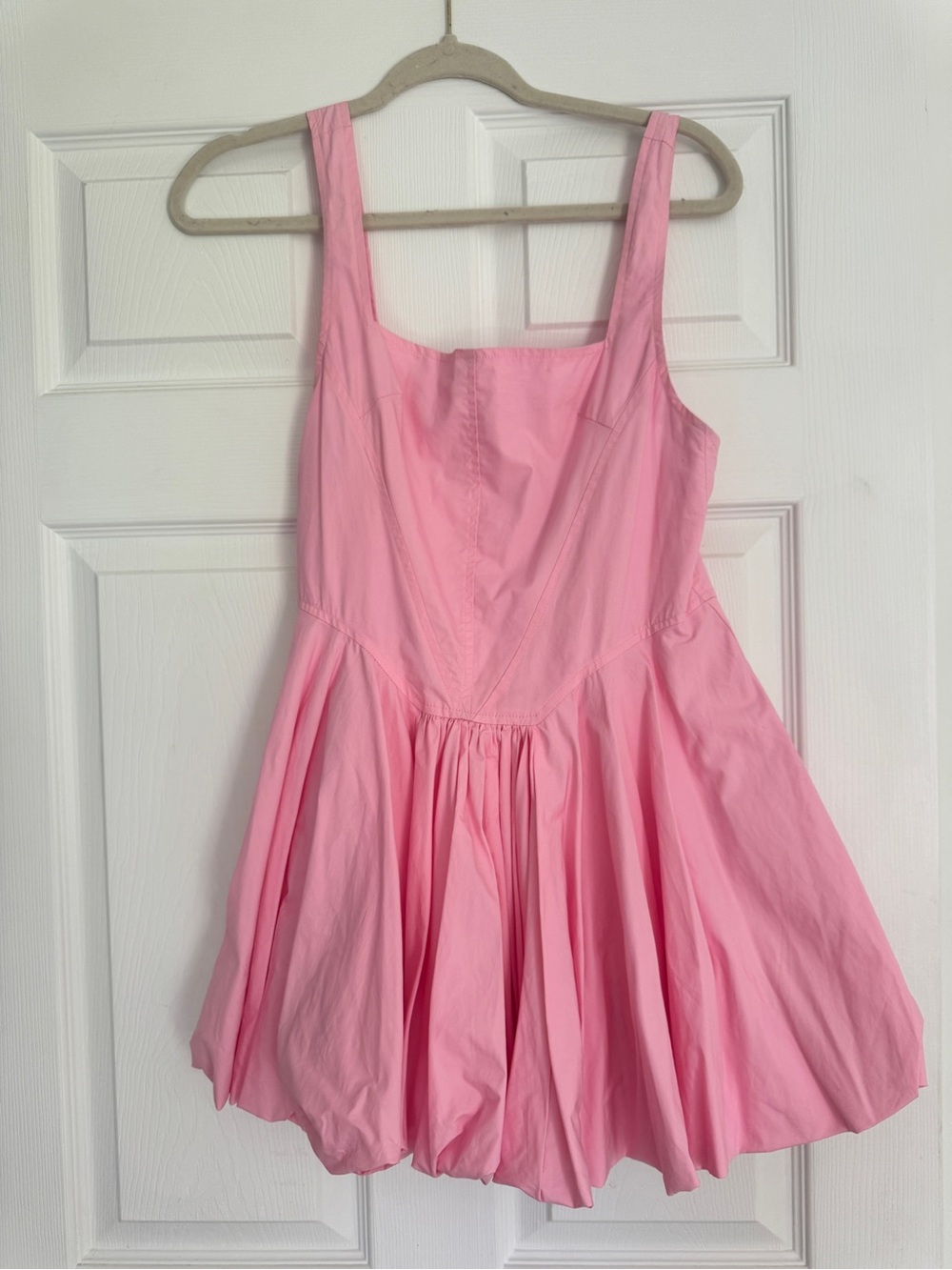 Olivaceous Bubblegum Pink Sleeveless Fit-and-Flare Dress